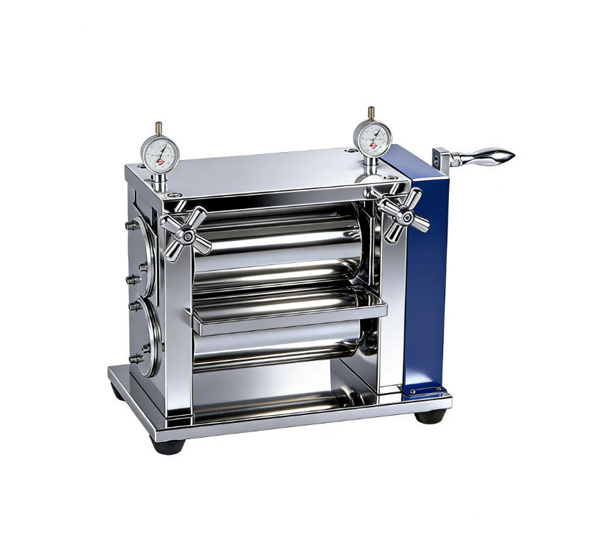 手动立式对辊机100mm(宽度可定制）